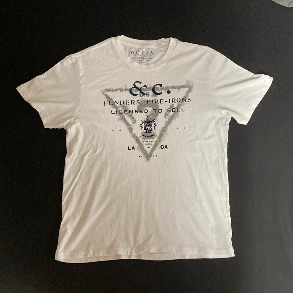 Guess Vintage White Tee